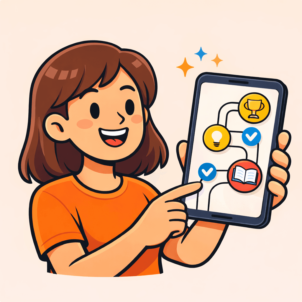 Personalized learning plan illustration